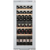 Шкаф холодильный для вина бытовой,  48бут., 1 дверь стекло, 6 полок, ножки, +5/+20С, дин.охл., нерж.сталь, 2 температурные зоны, встраиваемый
