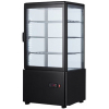 Витрина холодильная настольная, вертикальная, L0.45м, 3 полки, +2/+8С, дин.охл., черная